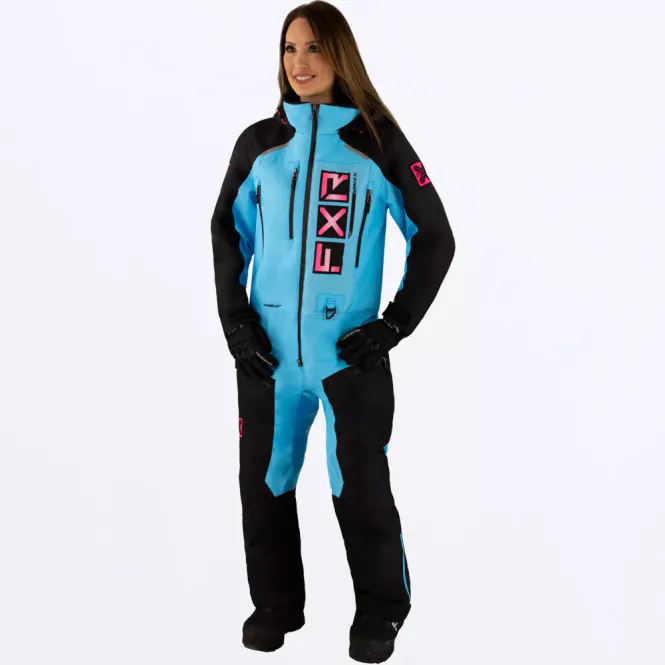 Hovedbilde FXR W Recruite Lite MS 23-Black/Sky Blue/E-Pink